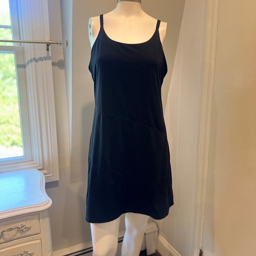 Zella Black Exercise Dress Built In Shorts Essential | Size XL